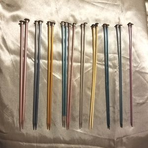 10 Assorted Sets of 10" Knitting Needles